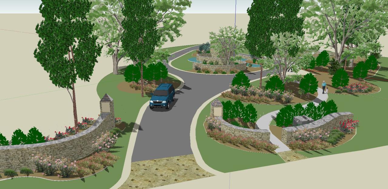 Best practices for landscape design using SketchUp