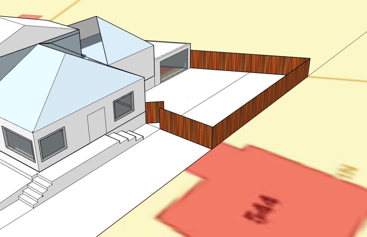 How to create a garden layout in SketchUp