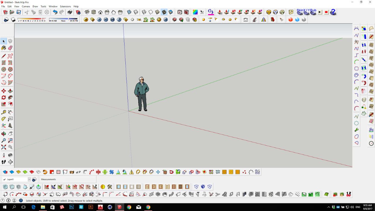 Using SketchUp plugins for garden design efficiency