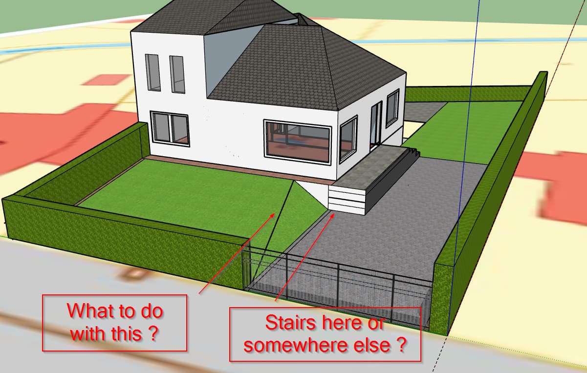 Step by step guide to SketchUp garden modeling