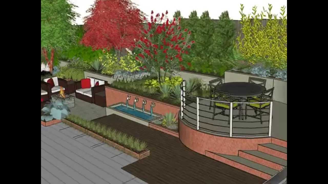 How to create a garden layout in SketchUp