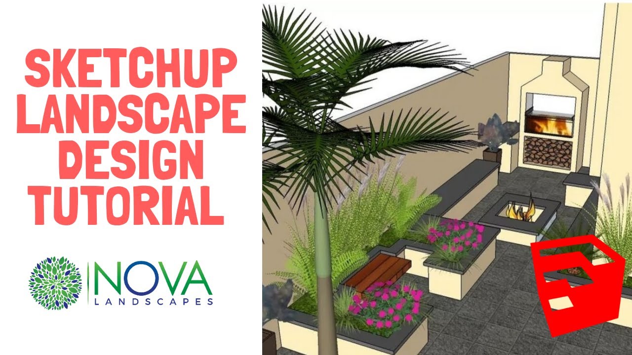 SketchUp tools for garden design beginners